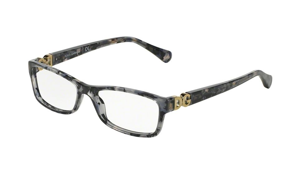 Dolce&amp;Gabbana DG3228 Eyeglass Frames 2654-53 - Grey Marble Frame