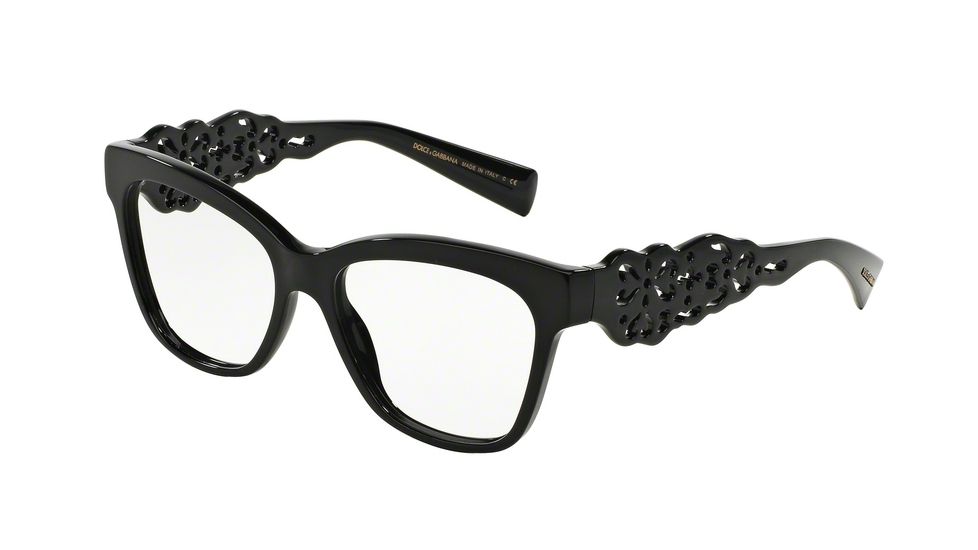 Dolce&amp;Gabbana DG3236 Bifocal Prescription Eyeglasses 501-52 - Black Frame