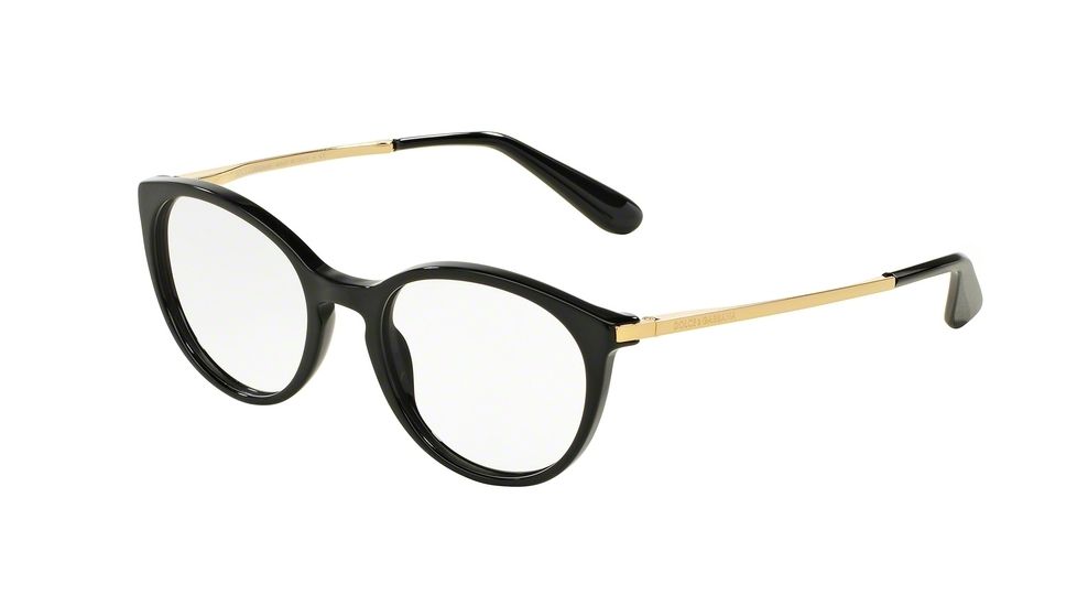 Dolce&amp;Gabbana DG3242F Bifocal Prescription Eyeglasses 501-50 - Black Frame