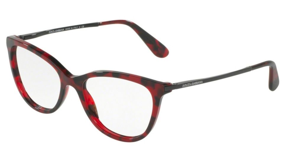 Dolce&amp;Gabbana DG3258F Single Vision Prescription Eyeglasses, 54mm, Bordeaux, DG3258F-3091-54-SV