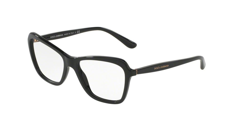 Dolce&amp;Gabbana DG3263 Eyeglass Frames 501-52 - Black Frame