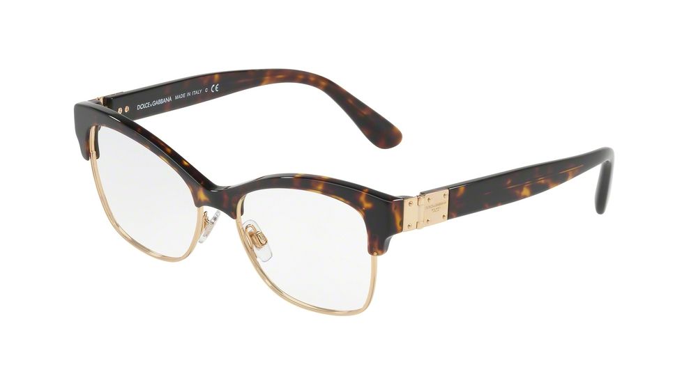Dolce&amp;Gabbana DG3272 Bifocal Prescription Eyeglasses 502-52 - Havana Frame