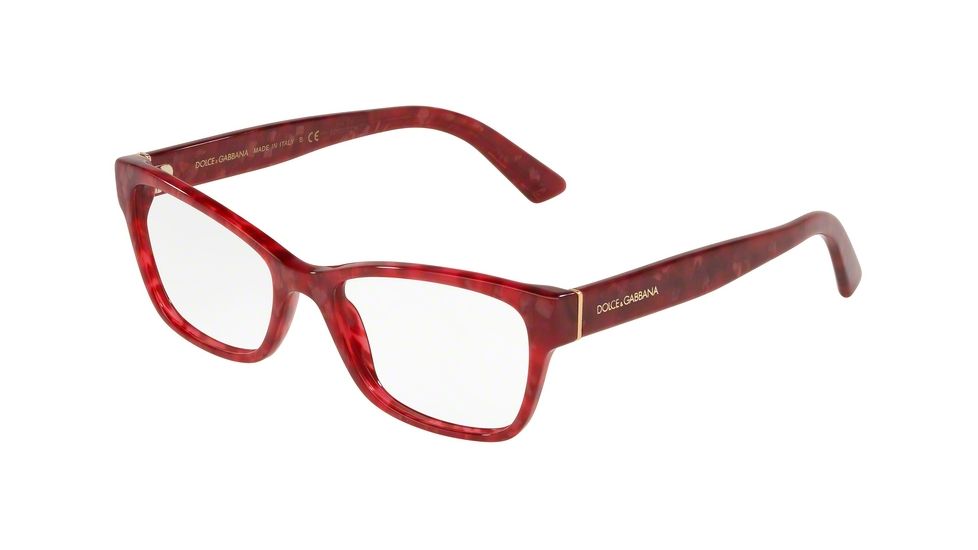 Dolce&amp;Gabbana DG3274 Bifocal Prescription Eyeglasses 3175-54 - Cube Cherry Frame