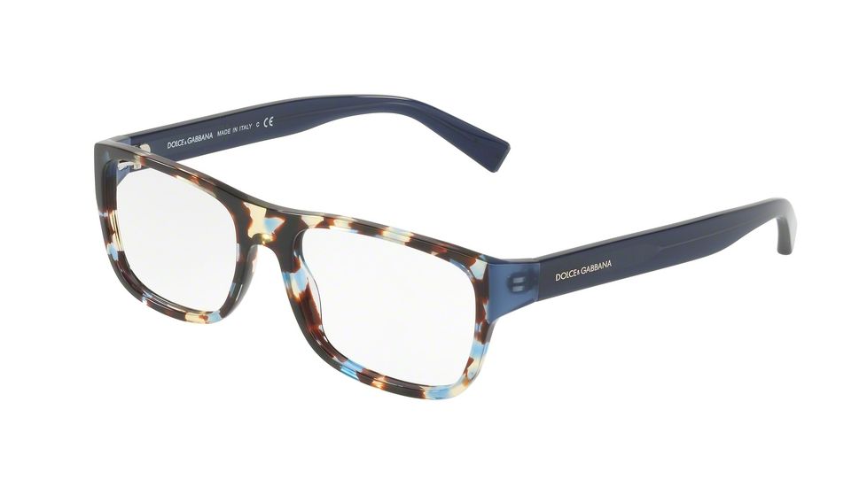 Dolce&amp;Gabbana DG3276 Bifocal Prescription Eyeglasses 3141-52 - Blue Havana Frame