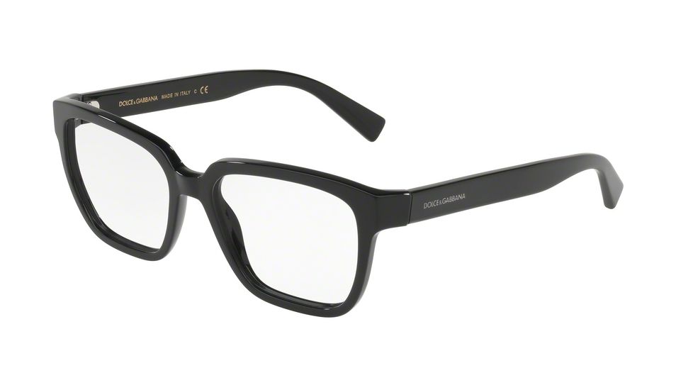 Dolce&amp;Gabbana DG3282F Progressive Prescription Eyeglasses 501-54 - Black Frame