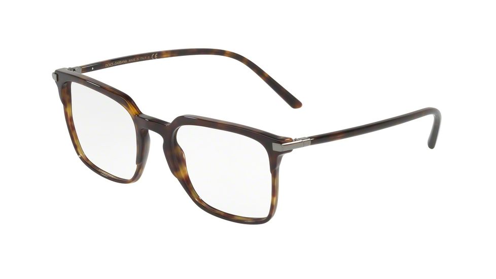 Dolce&amp;Gabbana DG3283 Bifocal Prescription Eyeglasses, 51mm, Havana, DG3283-502-51-BI
