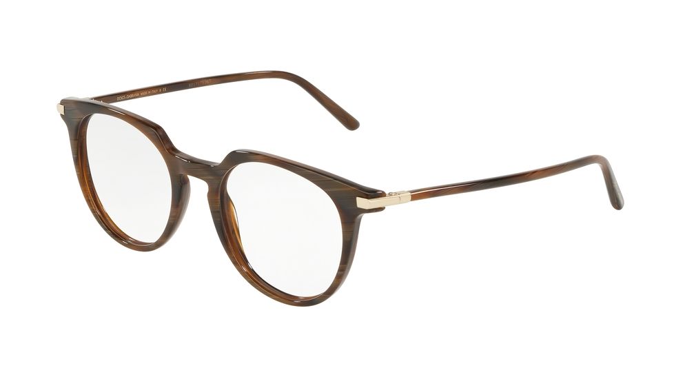 Dolce&amp;Gabbana DG3288 Bifocal Prescription Eyeglasses 3118-48 - Brown Horn Frame