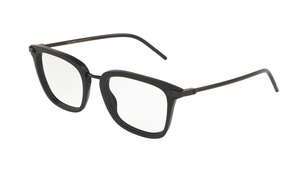 Dolce&amp;Gabbana DG3319 Bifocal Prescription Eyeglasses, 50mm, Matte Black, DG3319-501-50-BI