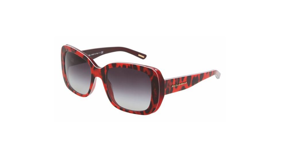 Dolce &amp; Gabanna DG4101 #17528G - Animal Red Gray Gradient Frame