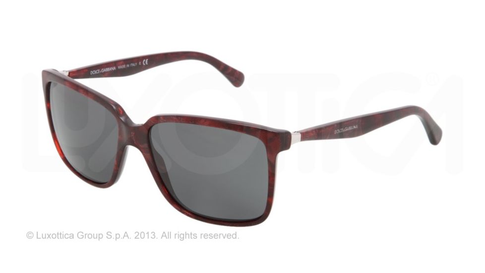 Dolce&amp;Gabbana CORSET DG4152 Prescription Sunglasses DG4152-259187-56 - Lens Diameter 56 mm, Lens Diameter 56 mm, Frame Color Gauze Red