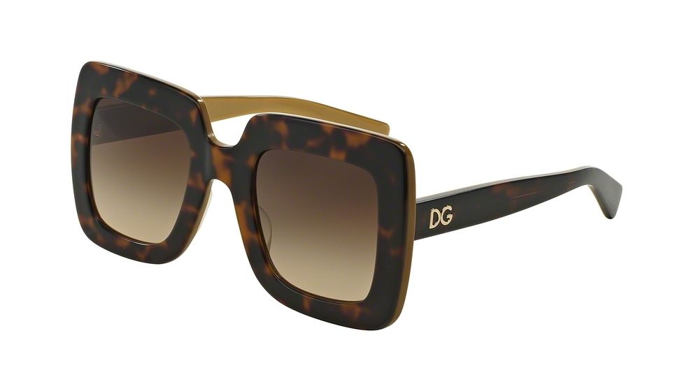 Dolce&amp;Gabbana DG4263 Bifocal Prescription Sunglasses DG4263-295613-50 - Lens Diameter 50 mm, Frame Color Top Havana On Gold