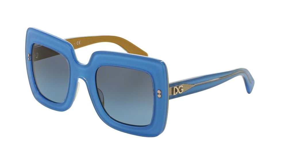 Dolce&amp;Gabbana DG4263 Bifocal Prescription Sunglasses DG4263-29728F-50 - Lens Diameter 50 mm, Frame Color Top Sky On Gold