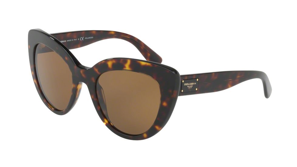 Dolce&amp;Gabbana DG4287F Progressive Prescription Sunglasses DG4287F-502-83-53 - Lens Diameter 53 mm, Frame Color Havana