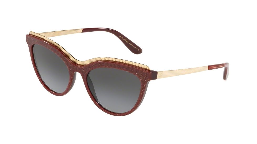 Dolce&amp;Gabbana DG4335 Prescription Sunglasses, 54mm, DG4335-32198G-54-SV