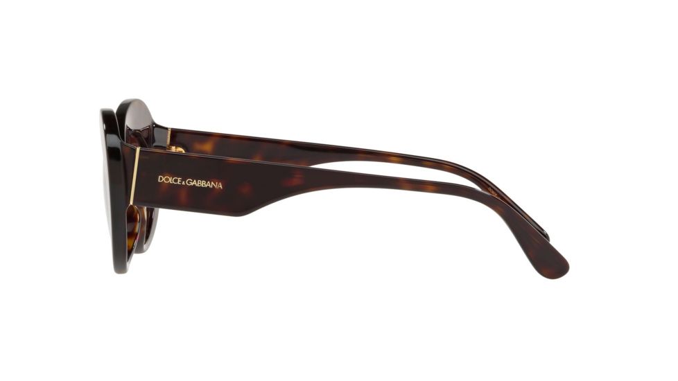 Dolce&amp;Gabbana DG4345F Bifocal Prescription Sunglasses, 55mm, Havana, DG4345F-502-13-55-BI