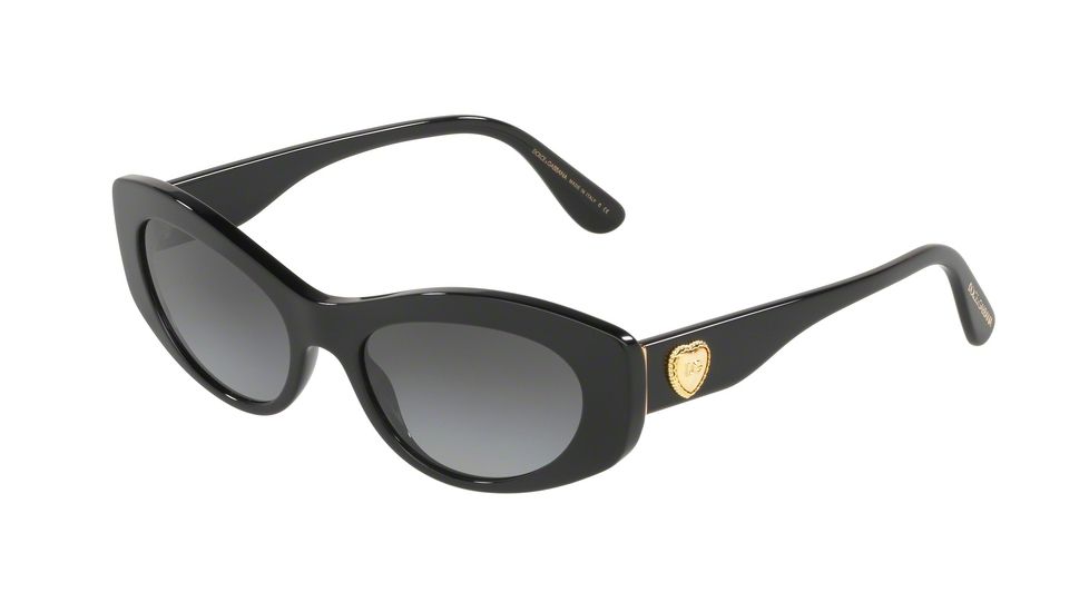 Dolce&amp;Gabbana DG4360 Sunglasses 501/8G-53, Grey Gradient Lenses