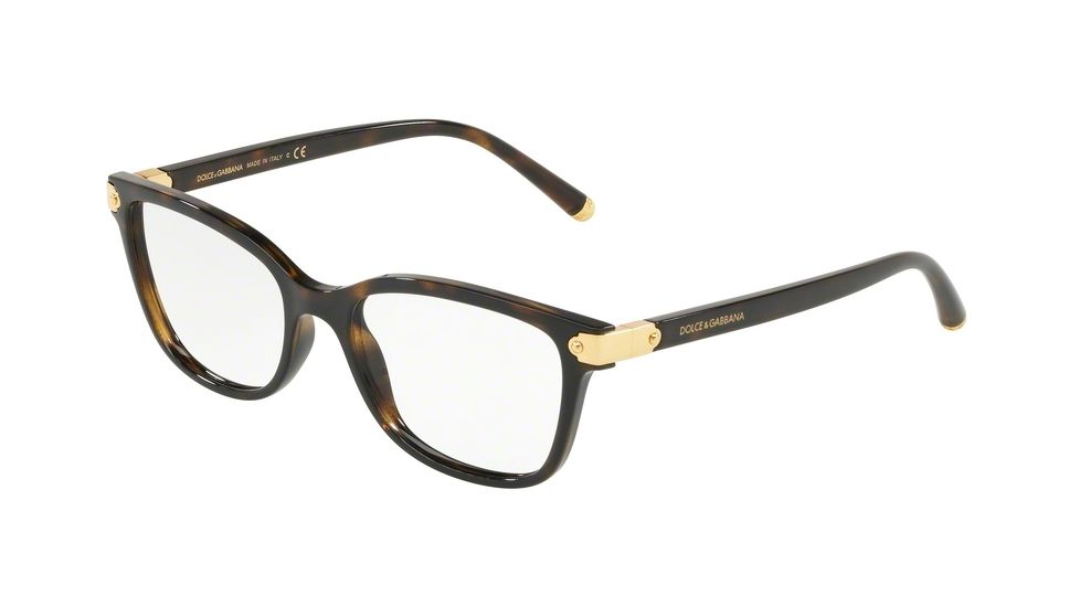 Dolce&amp;Gabbana DG5036 Bifocal Prescription Eyeglasses, 51mm, Havana, DG5036-502-51-BI