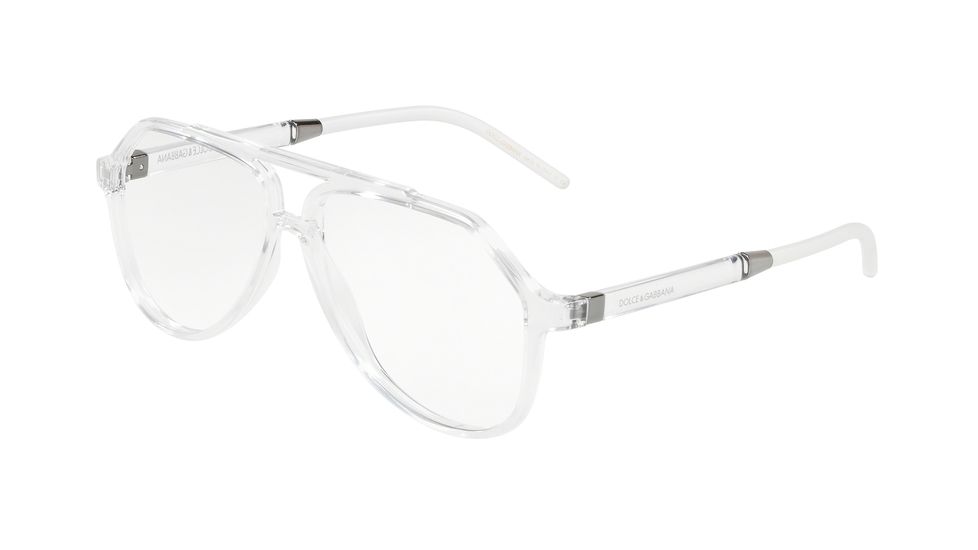 Dolce&amp;Gabbana DG5038 Bifocal Prescription Eyeglasses 3133-56 - Crystal Frame