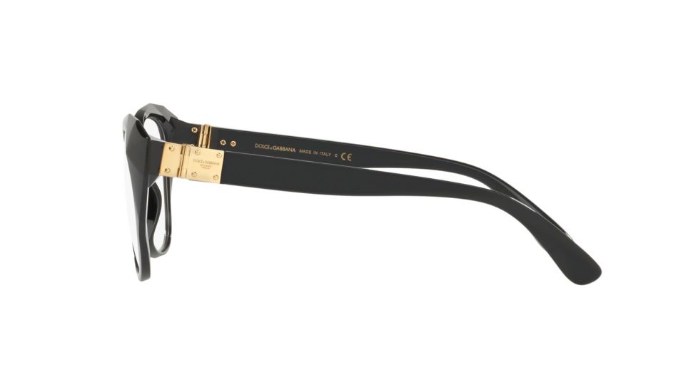 Dolce&amp;Gabbana DG5041 Progressive Prescription Eyeglasses, 51mm, Black, DG5041-501-51-PRO