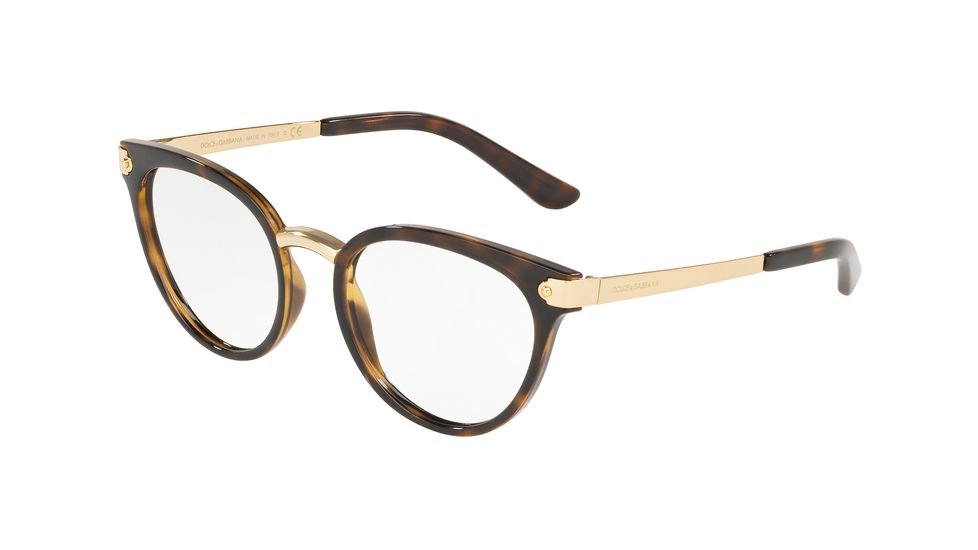 Dolce&amp;Gabbana DG5043 Bifocal Prescription Eyeglasses, 50mm, Havana, DG5043-502-50-BI