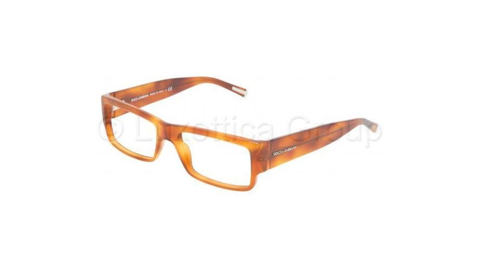 Dolce&amp;Gabbana Eyeglasses DG3103 with Rx Prescription Lenses 705-5317 - Light Havana 
