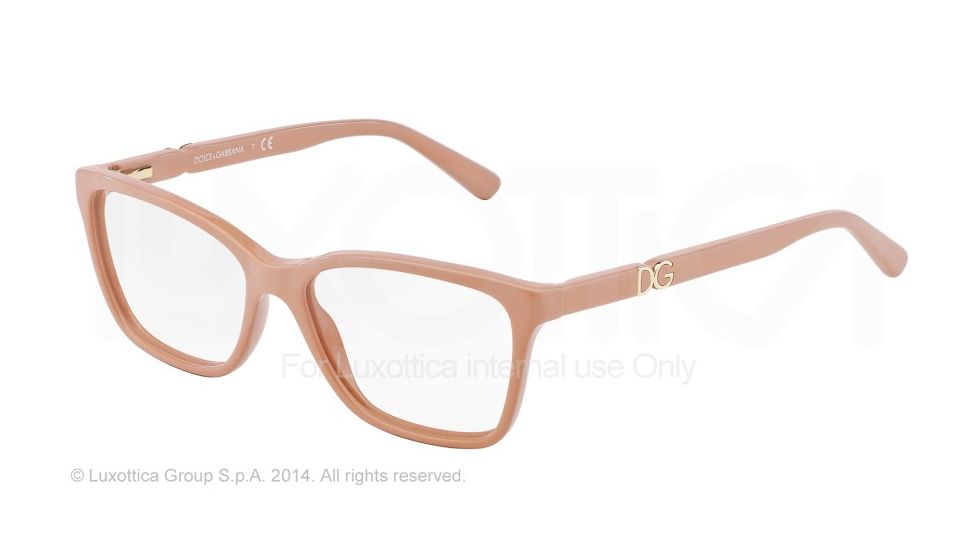 Dolce&amp;Gabbana ICONIC LOGO DG3153PM Bifocal Prescription Eyeglasses 2585-52 - Powder Frame