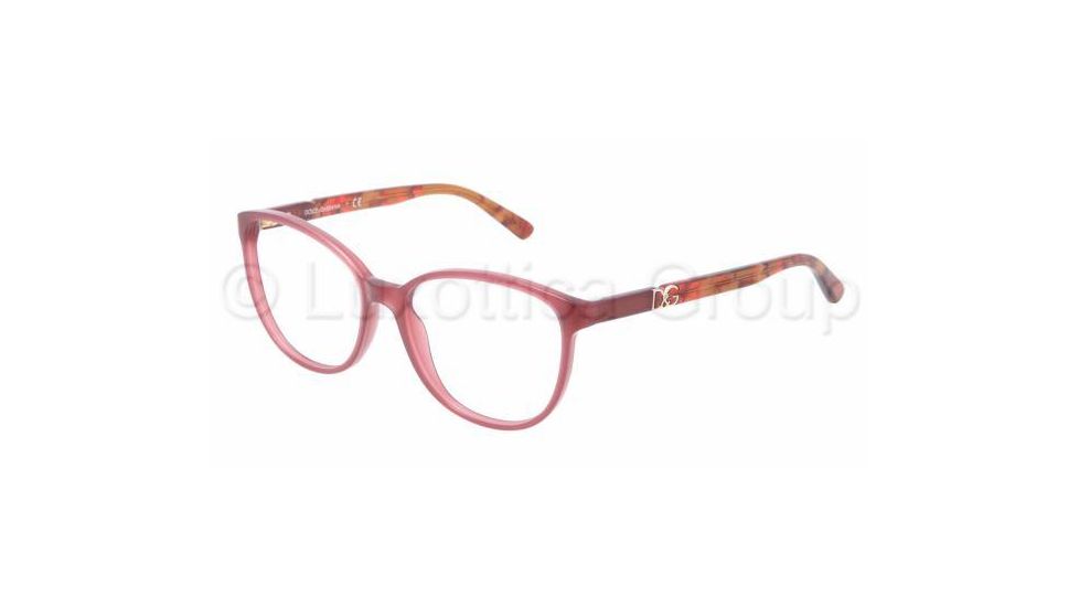 Dolce&amp;Gabbana ICONIC LOGO DG3154P Single Vision Prescription Eyeglasses 2690-5216 - Dark Steel Frame