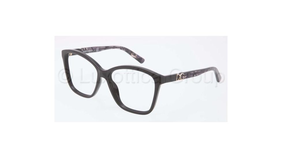 Dolce&amp;Gabbana ICONIC LOGO DG3160P Progressive Prescription Eyeglasses 2688-5716 - Dark Steel Frame