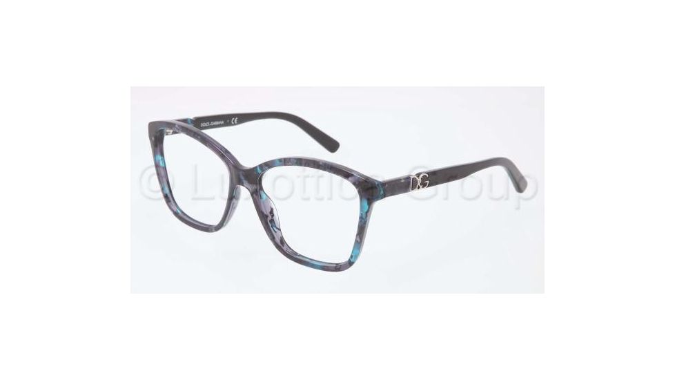 Dolce&amp;Gabbana ICONIC LOGO DG3160P Progressive Prescription Eyeglasses 2689-5716 - Dark Steel Frame