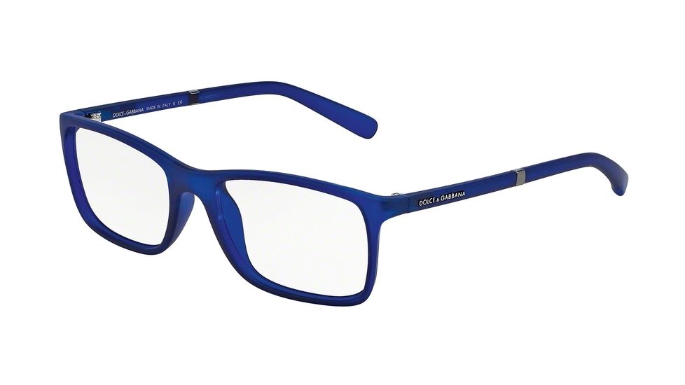 Dolce&amp;Gabbana LIFESTYLE DG5004 Progressive Prescription Eyeglasses 2650-55 - Blue Frame