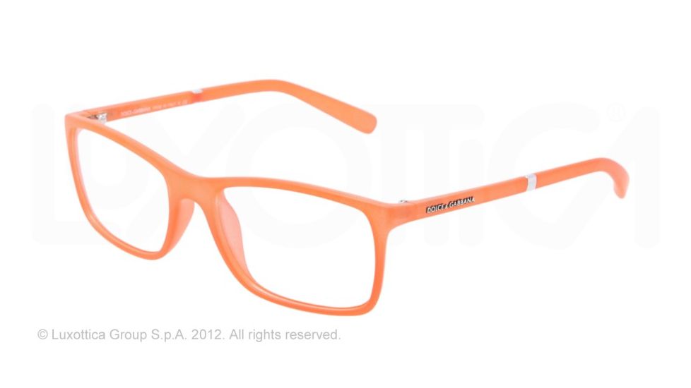 Dolce&amp;Gabbana LIFESTYLE DG5004 Progressive Prescription Eyeglasses 2752-53 - Orange Frame