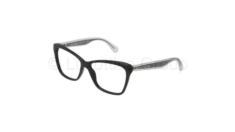 Dolce&amp;Gabbana MAMBO COLLECTION DG3140 Progressive Prescription Eyeglasses 501-5214 - Black Frame