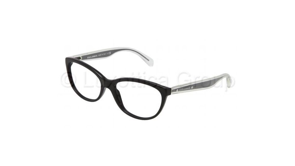 Dolce&amp;Gabbana Mambo collection DG3141 Progressive Prescription Eyeglasses 501-5316 - Black Frame