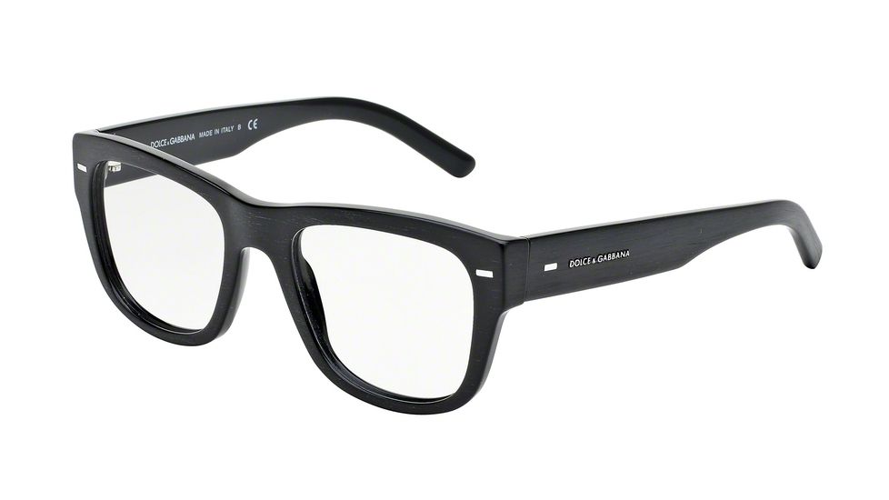 Dolce&Gabbana NEW BOND STREET DG3195 Eyeglass Frames 2820-51 - Brushed Black Frame