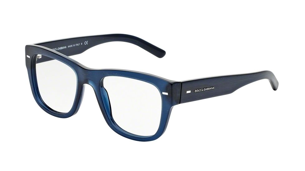 Dolce&Gabbana NEW BOND STREET DG3195 Eyeglass Frames 2828-51 - Brushed Blue Frame