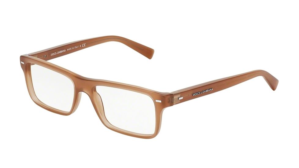 Dolce&amp;Gabbana NEW BOND STREET DG3196 Progressive Prescription Eyeglasses 2829-53 - Brushed Camel Frame