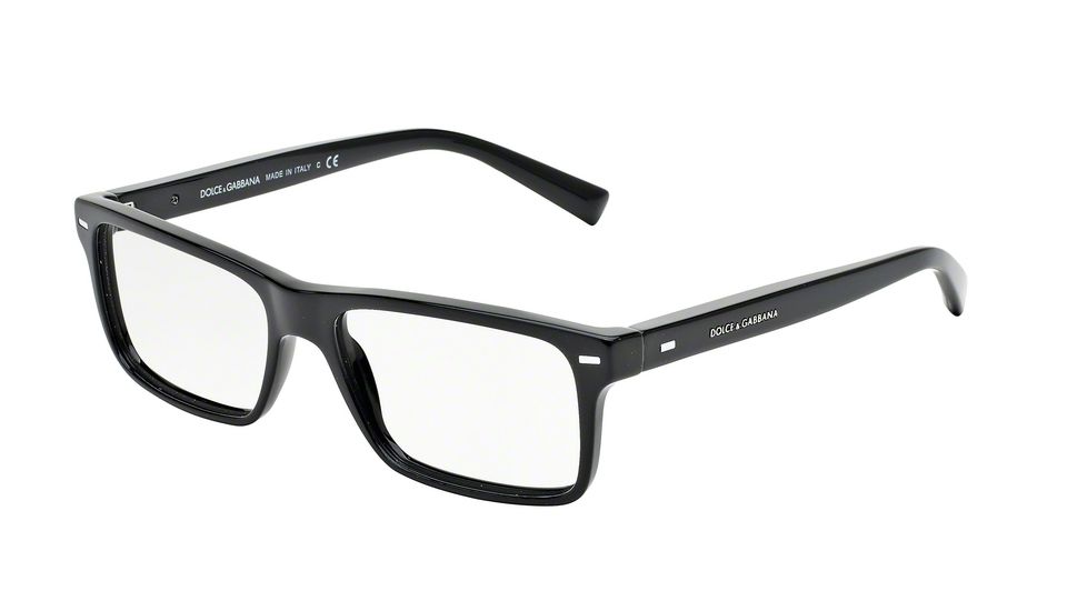 Dolce&amp;Gabbana NEW BOND STREET DG3196 Progressive Prescription Eyeglasses 501-55 - Black Frame