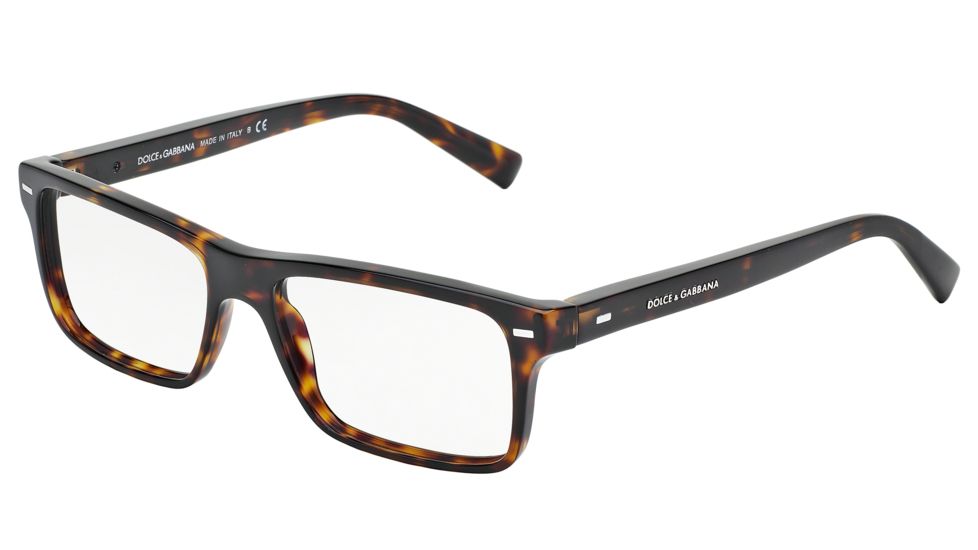 Dolce&amp;Gabbana NEW BOND STREET DG3196 Progressive Prescription Eyeglasses 502-53 - Havana Frame