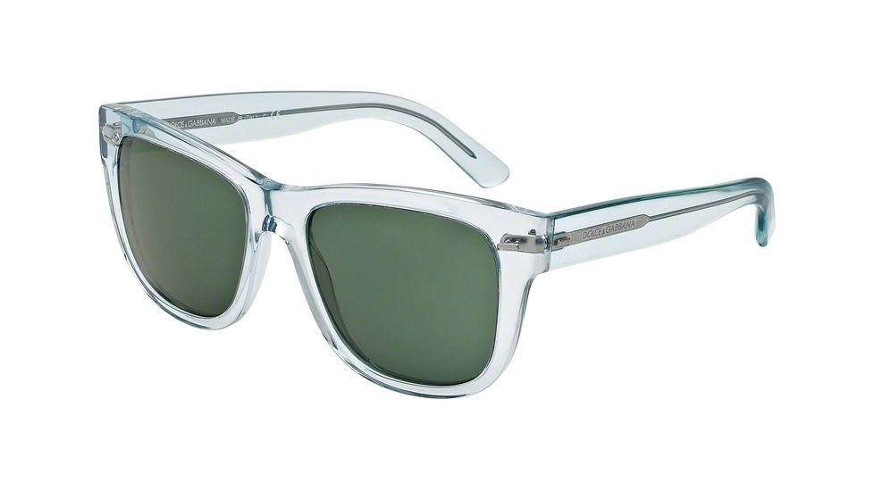 Dolce&amp;Gabbana NEW BOND STREET DG4223 Bifocal Prescription Sunglasses DG4223-282371-55 - Lens Diameter 55 mm, Frame Color Transparent Green