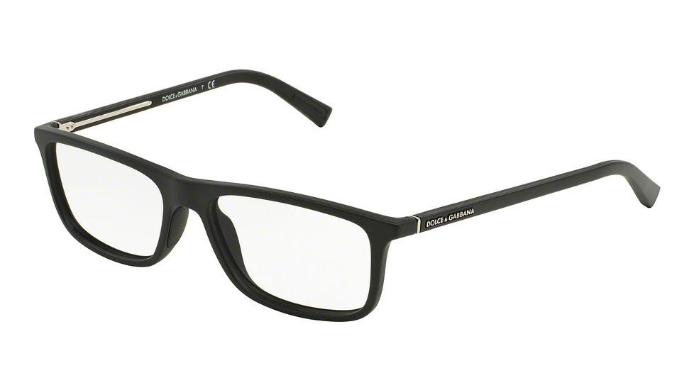 Dolce&amp;Gabbana RUBBER EVOLUTION DG5013 Bifocal Prescription Eyeglasses 2616-55 - Black Rubber Frame