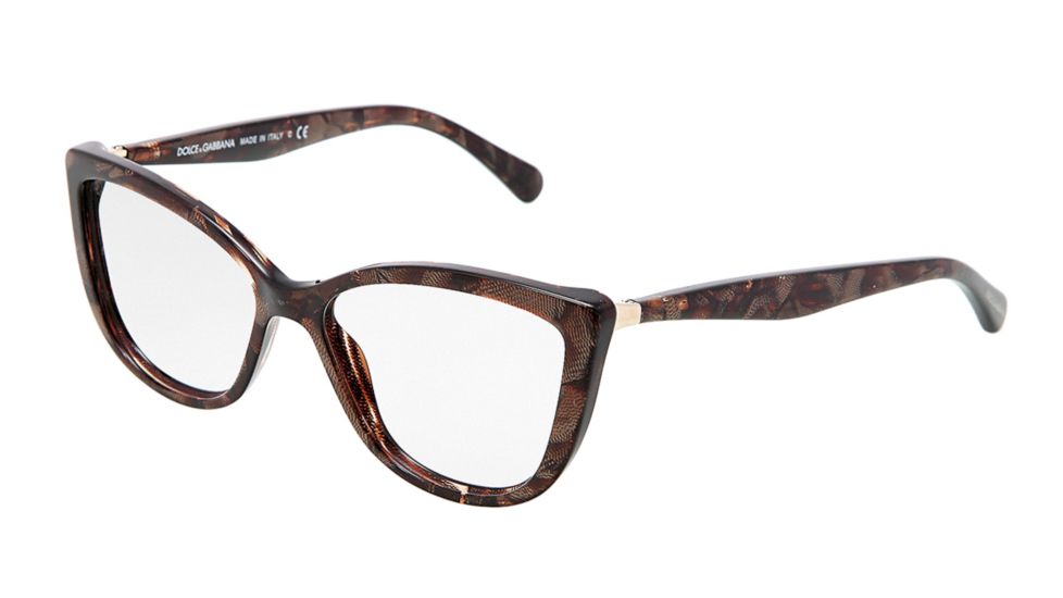 Dolce&amp;Gabbana Sensual&amp;Feminine DG3138 Progressive Prescription Eyeglasses 2589-5315 - Dark Steel Frame