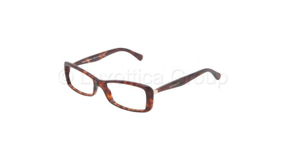 Dolce&amp;Gabbana Sensual&amp;Feminine DG3139 Single Vision Prescription Eyeglasses 2587-5416 - Havana Frame