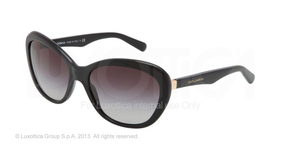 Dolce&amp;Gabbana CORSET DG4150 Progressive Prescription Sunglasses DG4150-501-8G-5918 - Frame Color Black, Lens Diameter 59 mm