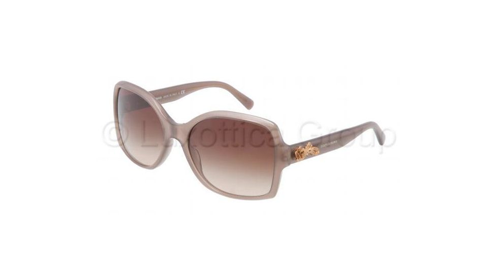 Dolce&amp;Gabbana SICILIAN BAROQUE DG4168 Bifocal Prescription Sunglasses DG4168-267913-5818 - Lens Diameter 58 mm, Frame Color Opal Brown
