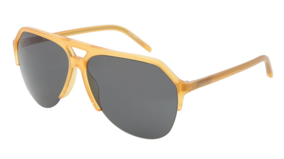 Dolce&amp;Gabbana STEFANO - FASHION SHOW SS13 DG4178 Single Vision Prescription Sunglasses DG4178-652-87-62 - Lens Diameter 62 mm, Lens Diameter 62 mm, Frame Color Honey