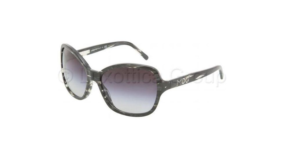 Dolce&amp;Gabbana Sunglasses DG4107 181187-6117 - Gray/Black