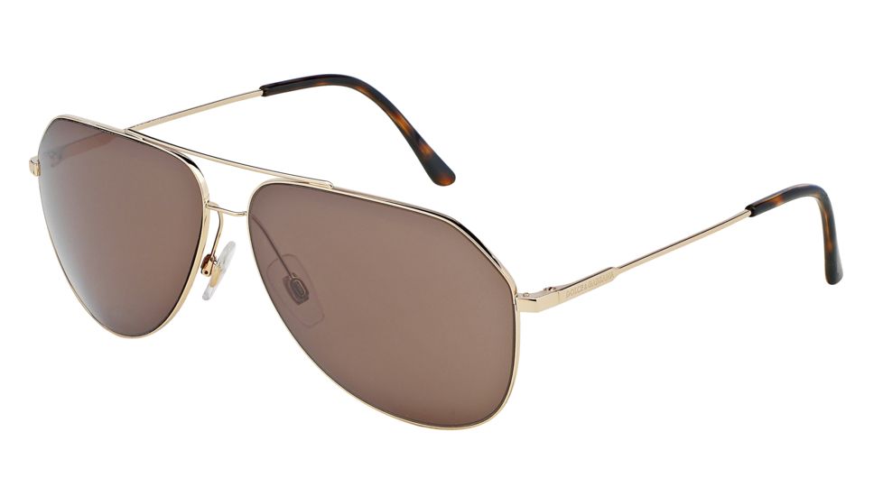 Dolce&amp;Gabbana THIN&amp;ELEGANT DG2129 Progressive Prescription Sunglasses DG2129-02-73-62 - Lens Diameter 62 mm, Lens Diameter 62 mm, Frame Color Gold