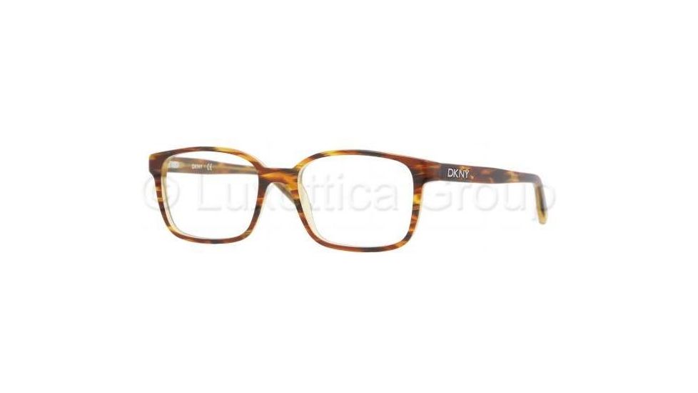 DKNY DY4608 Single Vision Prescription Eyewear 3461-5017 - Honey/Havana 