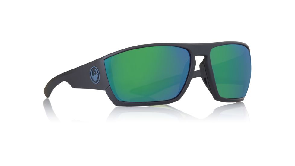 Dragon Cutback H2O Sunglasses- Mens, Matte Black/Green Ion, 35144-MB/GI