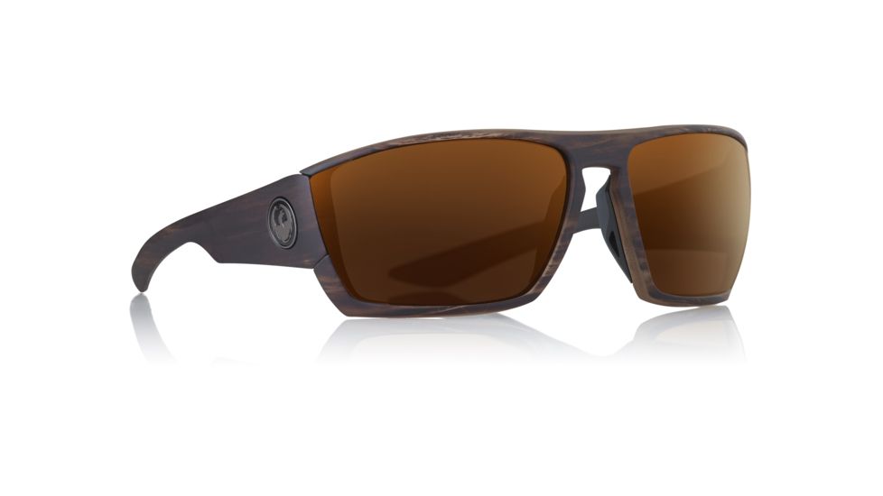 Dragon Cutback H2O Sunglasses- Mens, Woodgrain/Copper Ion, 35144-Woodgrain/Copper Ion
